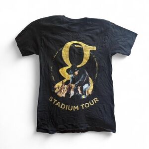Hanes Black and Gold Stadium Tour Tee